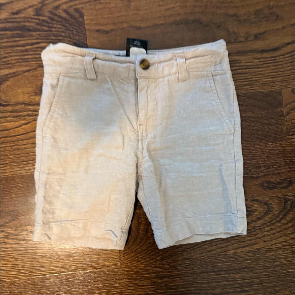 Appaman Boys linen khaki trousers shorts in size 4T excellent condition